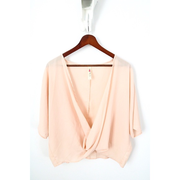 Nasty Gal Alice Moon Blush Wrap Top - Picture 3 of 8